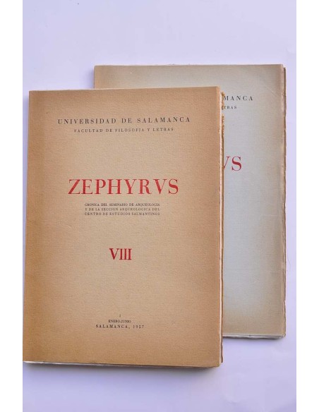 Zephyrus. VIII. Enero - junio, julio - diciembre, 1957