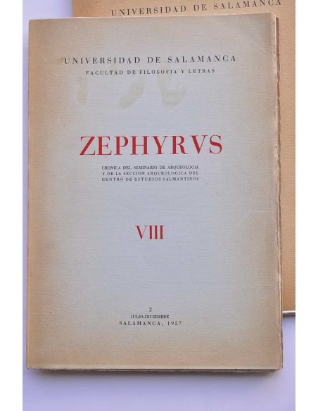 Zephyrus. VIII. Enero - junio, julio - diciembre, 1957