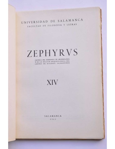 Zephyrus XIV, 1963