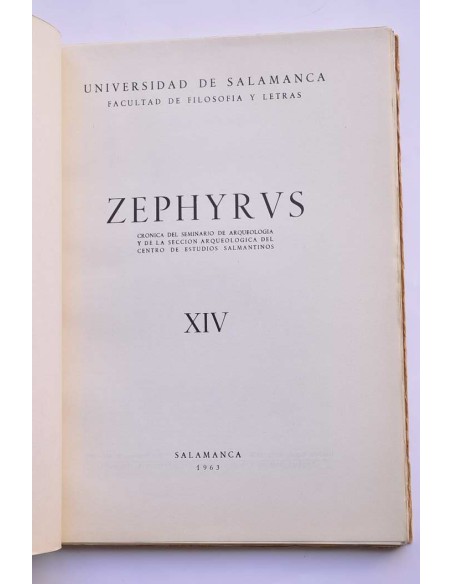 Zephyrus XIV, 1963