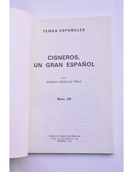 Cisneros, un gran español
