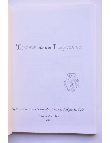 Torre de los Lujanes, 1er trimestre, 1994, nº 26