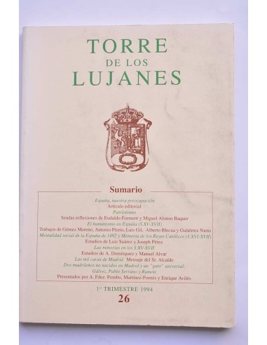 Torre de los Lujanes, 1er trimestre, 1994, nº 26