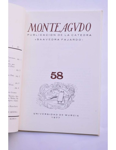 Monteagudo : publicación de la Cátedra Saavedra...