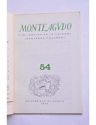 Monteagudo : publicación de la Cátedra Saavedra...