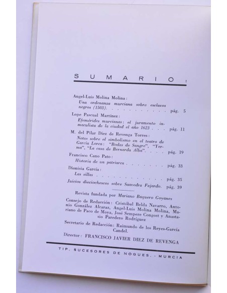Monteagudo : publicación de la Cátedra Saavedra Fajardo. Nº 56