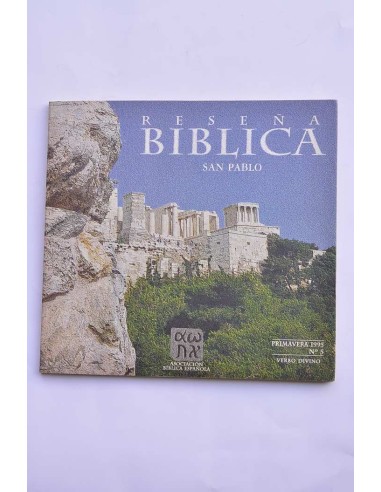 Reseña Bíblica. Primavera 1995, nº 5. San Pablo