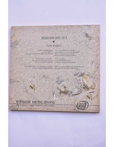 Reseña Bíblica. Primavera 1995, nº 5. San Pablo