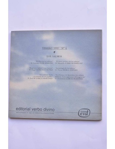 Reseña Bíblica. Verano 1995, nº 6. Los Salmos