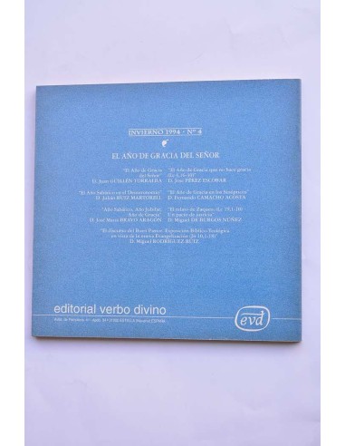 Reseña Bíblica. Invierno 1994, nº 4. El año de...