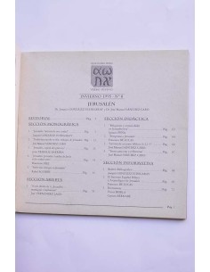 Reseña Bíblica. Invierno 1995, nº 8. Jerusalén 2