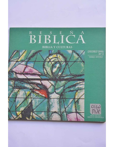 Reseña Bíblica. Otoño 1994, nº 3. Biblia y culturas