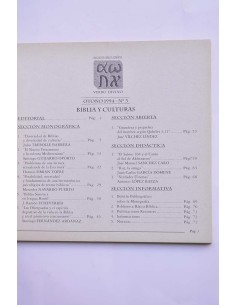 Reseña Bíblica. Otoño 1994, nº 3. Biblia y culturas 2
