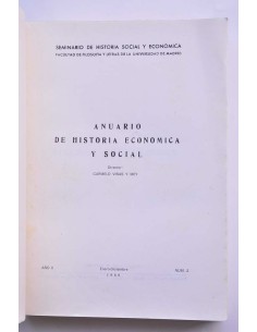Anuario de Historia económica y social. Año II enero -... 2
