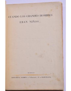 Cuando los grandes hombres eran niños.... 2
