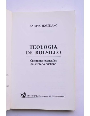 Teología de bolsillo. Cuestiones esenciales del...