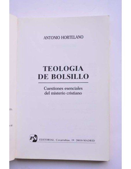 Teología de bolsillo. Cuestiones esenciales del misterio cristiano