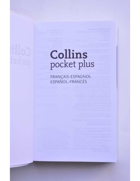 Collins. Pocket plus Francés. Diccionario Français - espagnol, español - francés