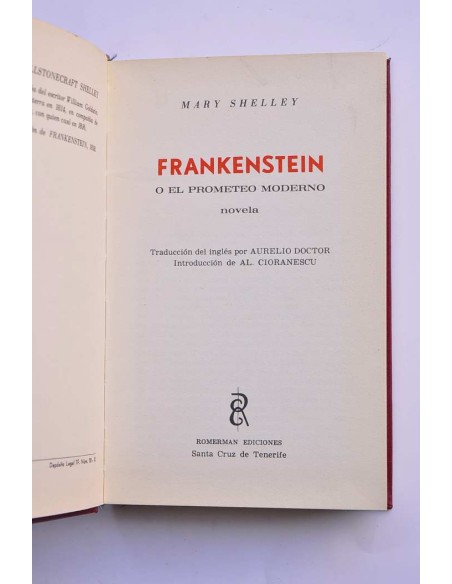 Frankenstein o El Prometeo moderno
