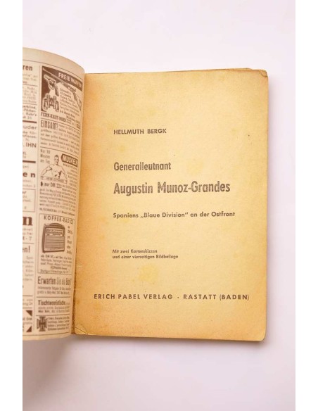 Der Landser Ritterkreuzträger. nº 113. Generalleutnant Agustin Muñoz-Grandes