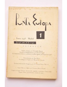 Punta Europa. Nº 1 - Enero, 1956