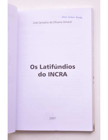 Latifundios do Incra