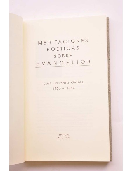Meditaciones poéticas sobre Evangelios