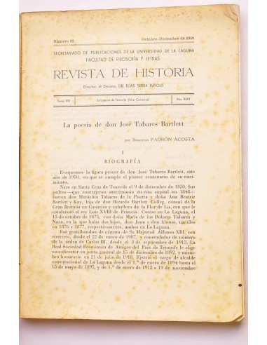 Revista de Historia. Tomo XVI. Año XXIII, nº...