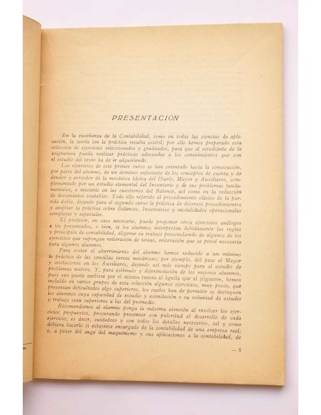 Ejercicios de contabilidad y teneduría de libros