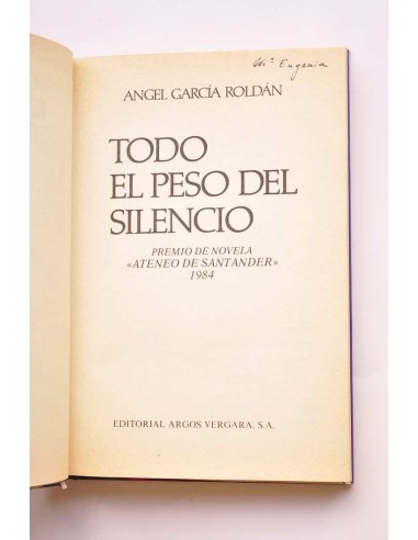 Todo el peso del silencio
