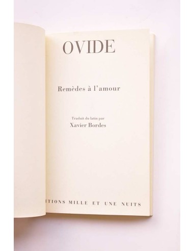 Remèdes à l'amour