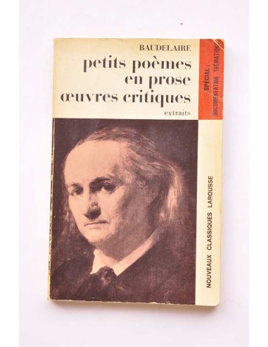 Petits poèmes en prose oeuvers critiques. Extraits