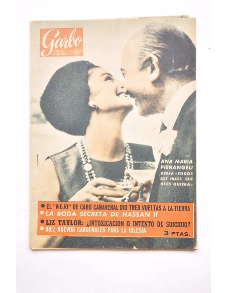 Garbo. Nº Año X., nº 468, 3 marzo 1962