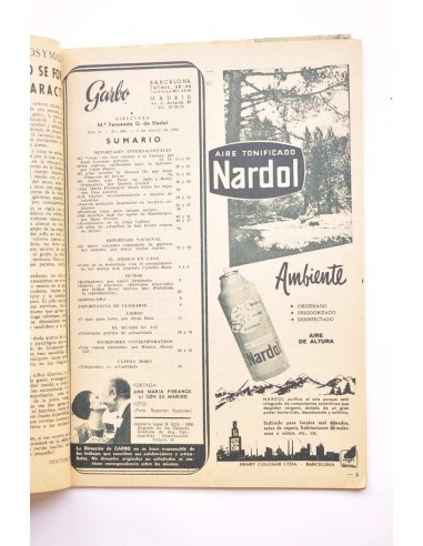Garbo. Nº Año X., nº 468, 3 marzo 1962