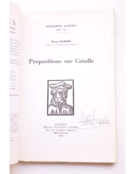 Propositions sur Catulle