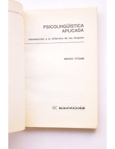 Psicolingüística aplicada. Introducción a la didáctica de... 2