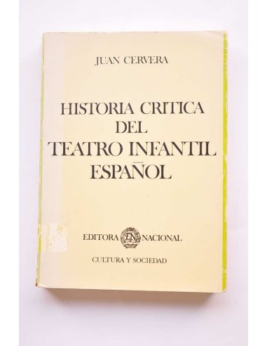 Historia crítica del teatro infantil español