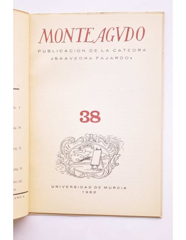 Monteagudo : publicación de la Cátedra Saavedra...