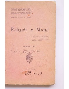 Religión y moral. Primer año