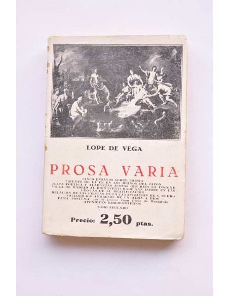 Prosa varia. Tomo segundo