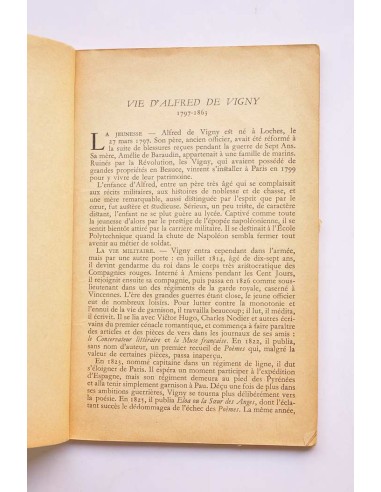 Alfred de Vigny. Poésies choisies