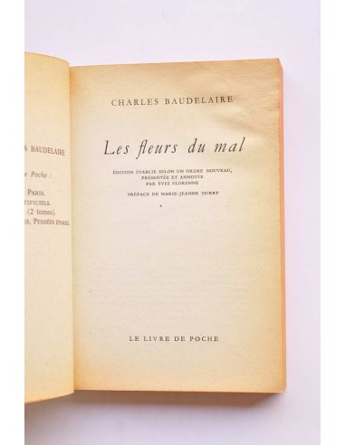 Les Fleurs du Mal