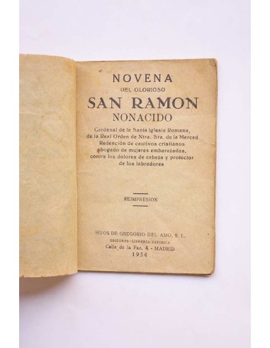 Novena a San Ramón Nonacido
