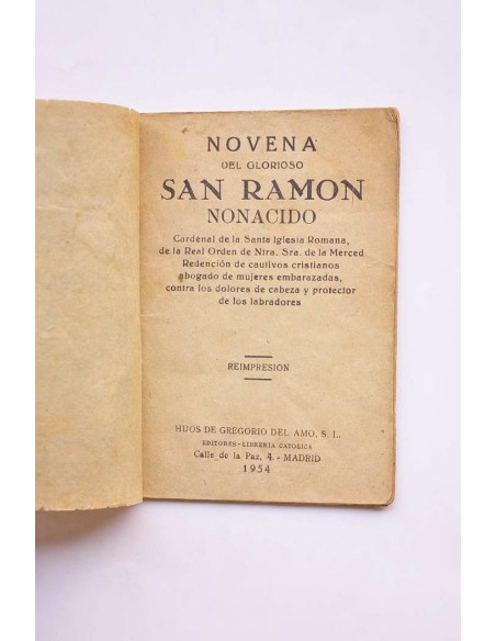 Novena a San Ramón Nonacido