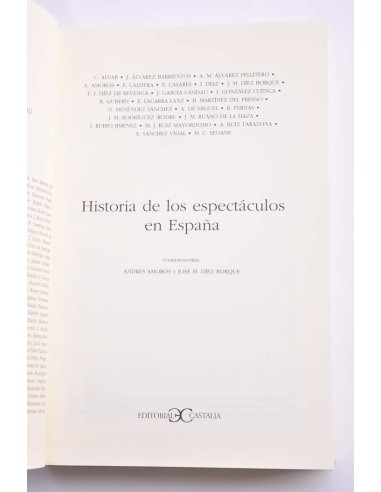 Historia de los espectáculos en España