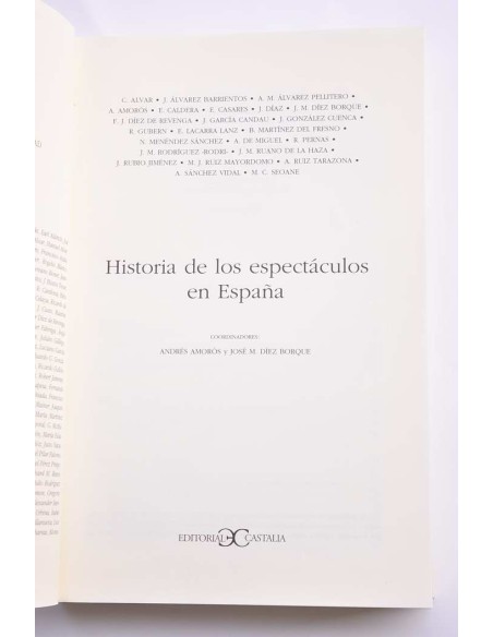 Historia de los espectáculos en España