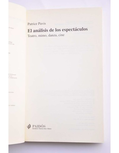El análisis de los espectáculos