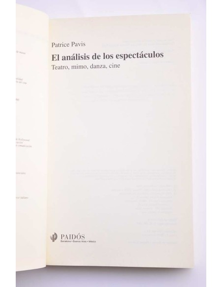 El análisis de los espectáculos
