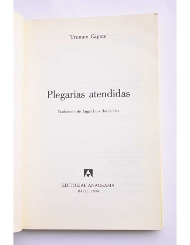 Plegarias atendidas