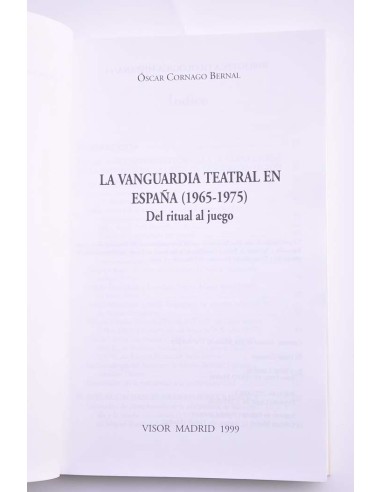La vanguardia teatral en España (1965-1975)....